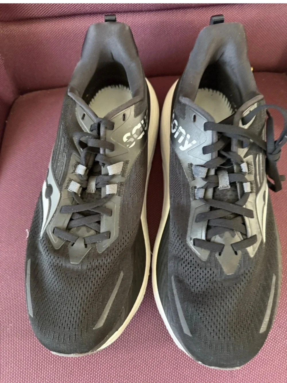 Saucony Black and Gray Men's Running Shoes